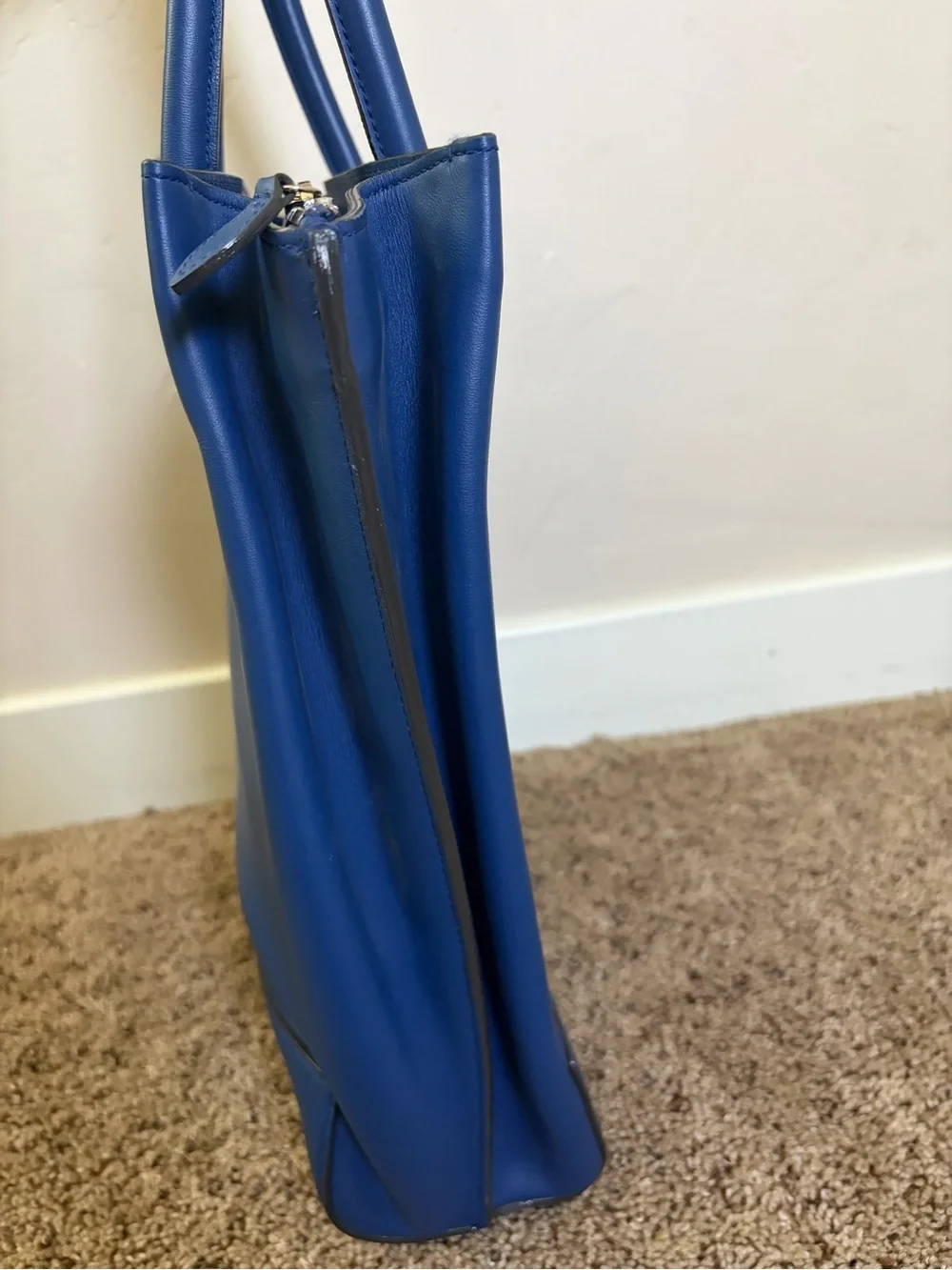 Mulberry Arundel Leather Tote Bag Blue